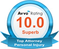 Top Attorney Personal Injury Badge